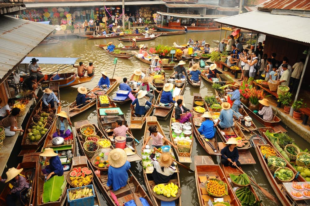amphawa marche flottant
