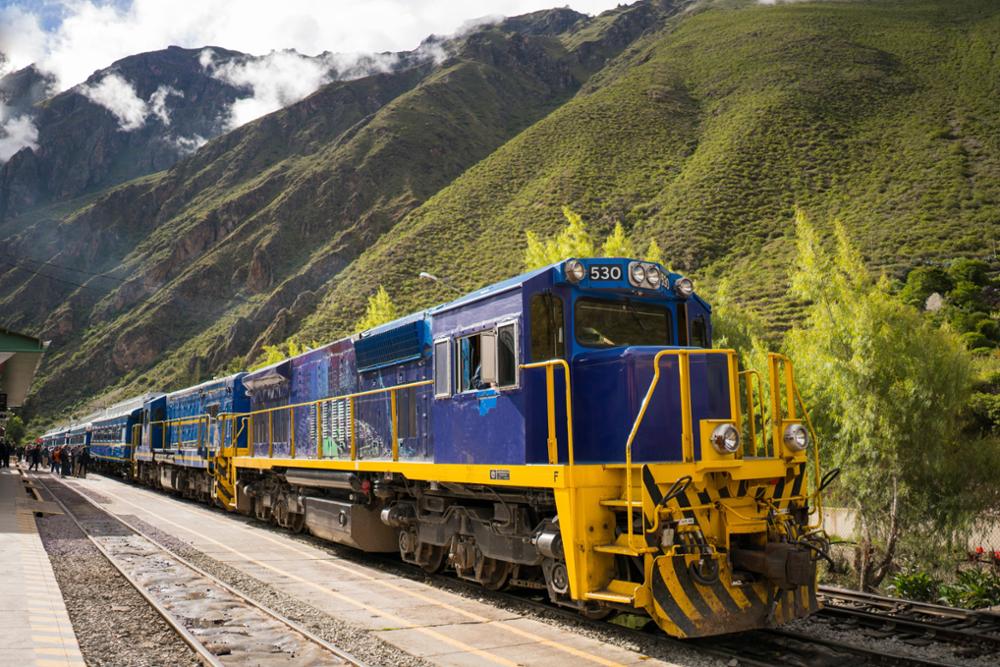 Le train entre Lima et Huancayo